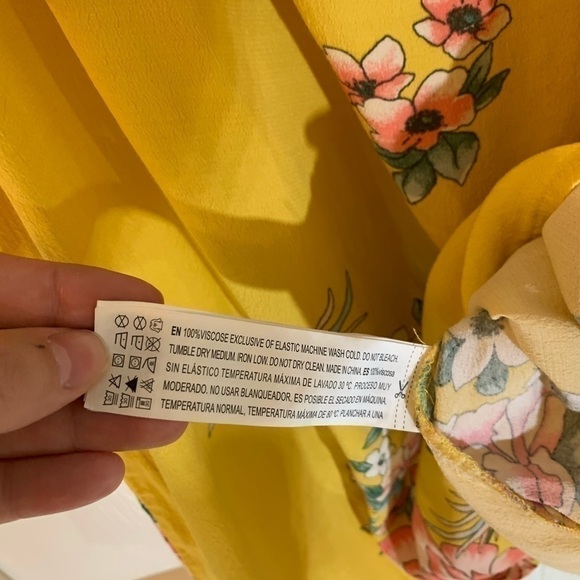 Yellow Floral Tunic - Picture 4 of 6